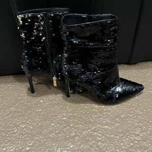 NWOT 2 Color Reversible Sequin Boots